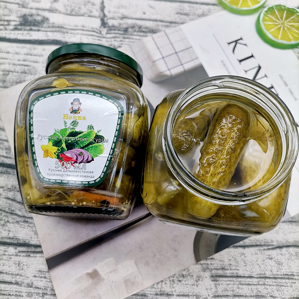 拍一发二俄罗斯风味农娜酸乳瓜485g俄式酸黄瓜即食下饭菜咸菜