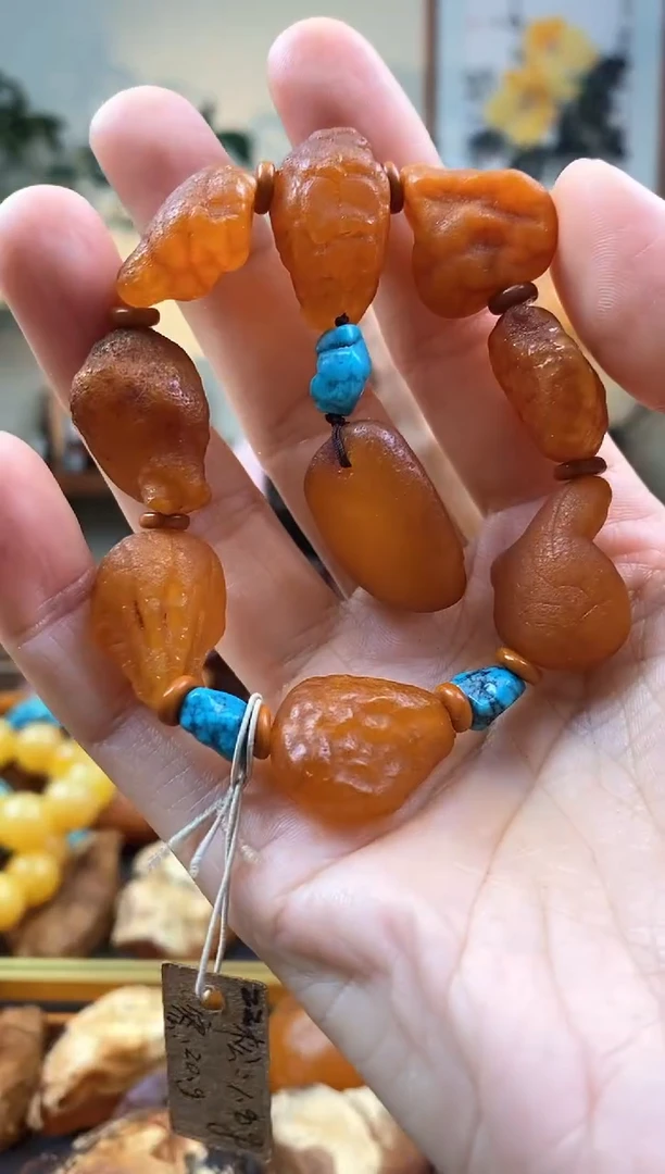 【闪购商品】琥珀手串未镶嵌手串