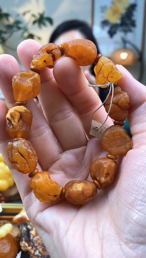 【闪购商品】琥珀手串未镶嵌手串