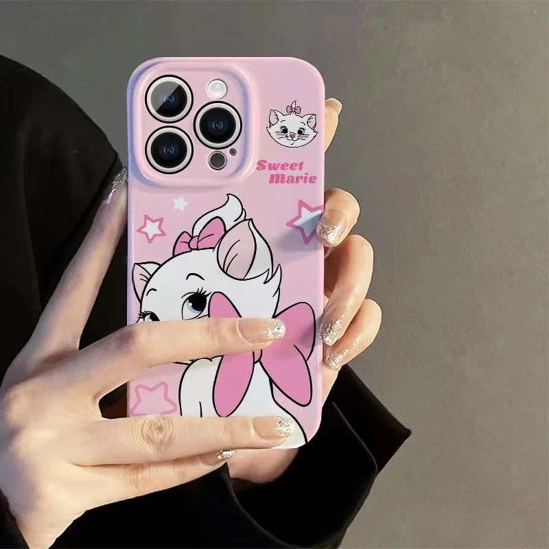 卡通玛丽猫菲林硬壳手机壳适用苹果/华为/OPPO/小米/VIVO