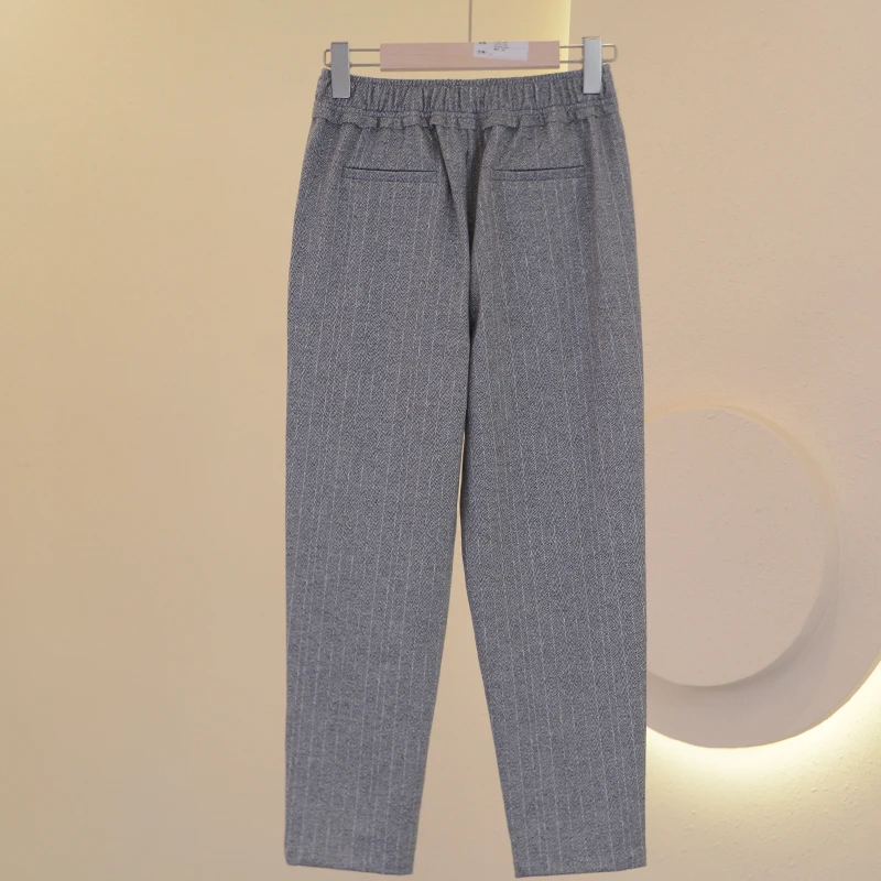 2023年早秋韩版高腰百搭休闲裤简约宽松时尚老爹裤Q1424