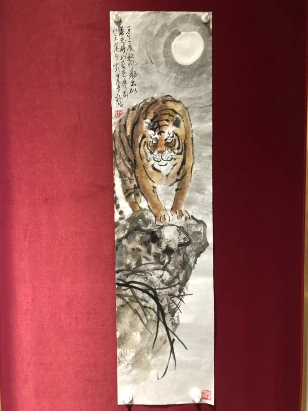 大写意水墨老虎原作