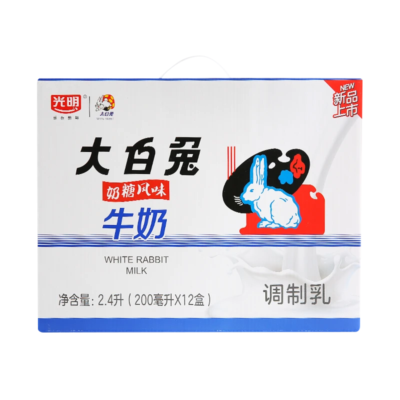 光明牌200ml*12大白兔风味牛奶