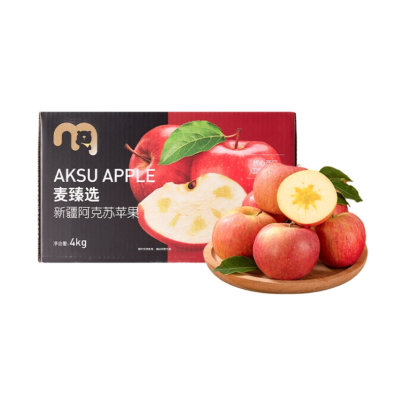麦臻选 新疆阿克苏苹果 4kg