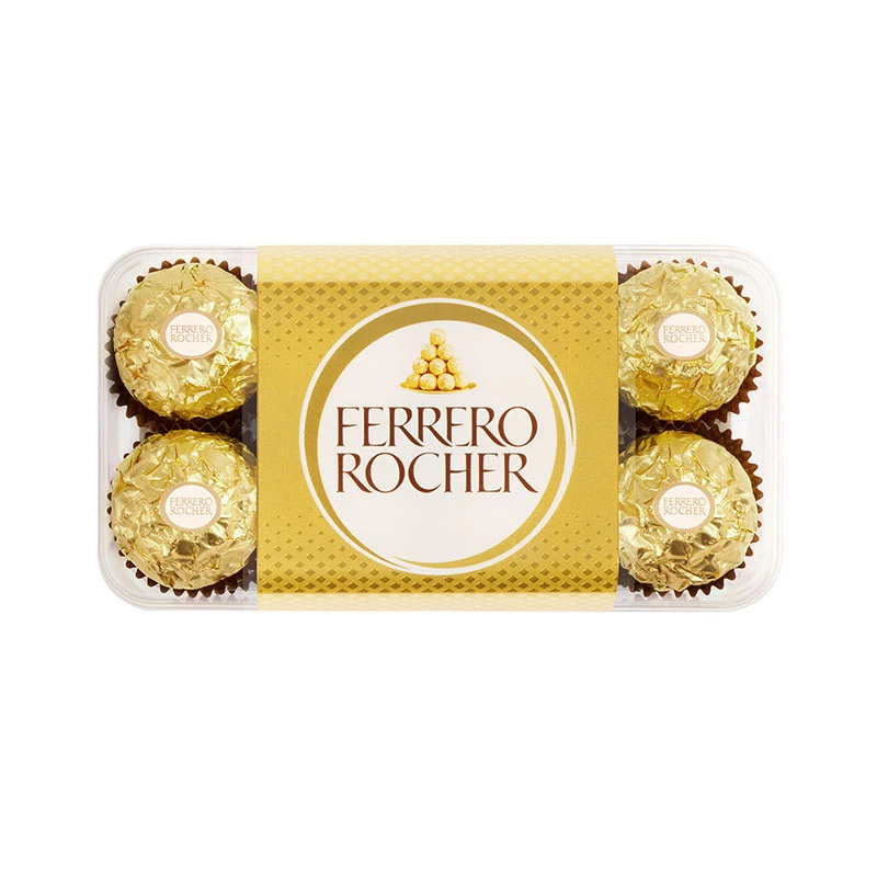 费列罗榛果威化巧克力制品16粒装 200g（新老包装随机发货）