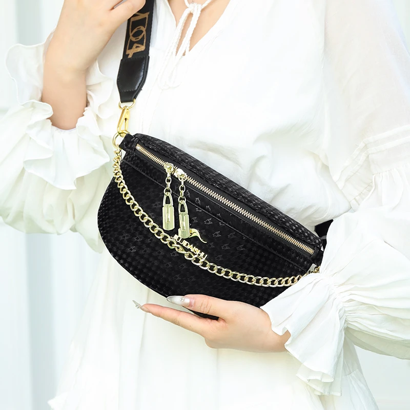 真皮手机小包包女2025新款潮ins时尚胸包腰包百搭夏季小众斜挎包