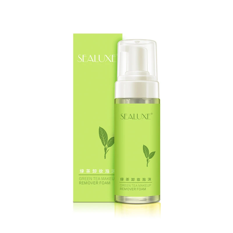 R2-912希诺丝绿茶卸妆泡沫脸部眼唇清洁卸妆水150ml