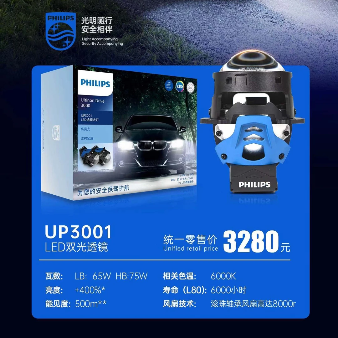 飞利浦up3001三光反射式透镜