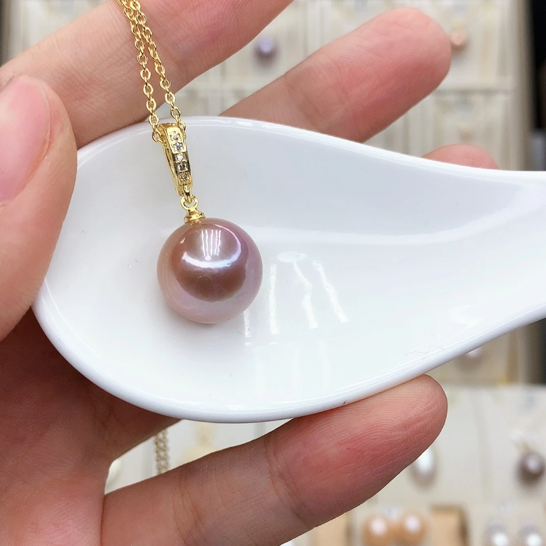 淡水珍珠颈饰合金