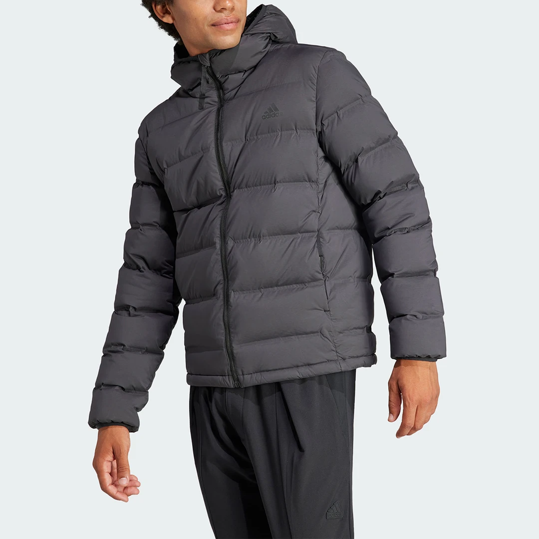 Adidas/阿迪达斯官方正品2023冬季新款男子保暖连帽服IK3174男士