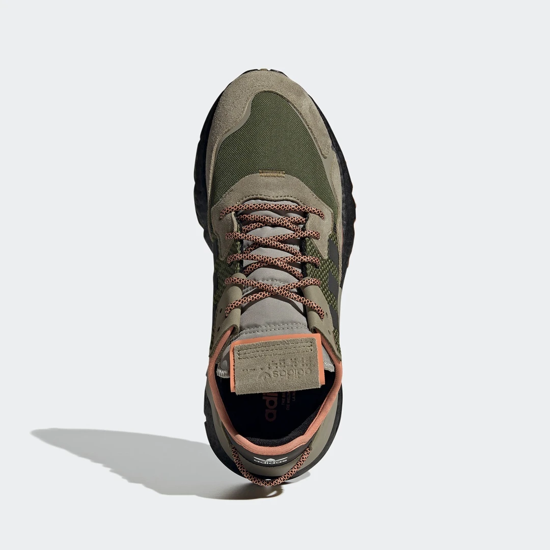 Adidas/阿迪达斯正品三叶草Nite Jogger男女运动跑步鞋GY0018轻便