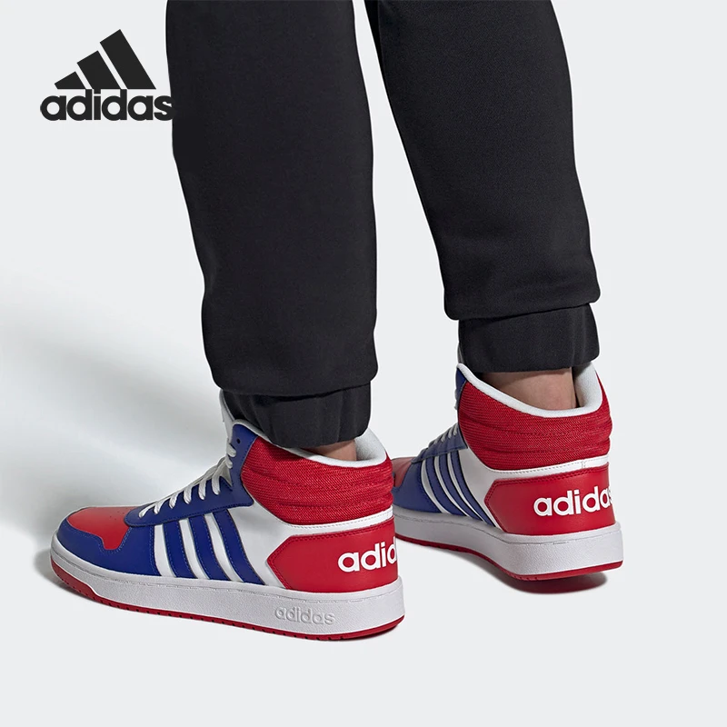 Adidas/阿迪达斯正品新款NEO男鞋皮面高帮运动休闲板鞋FY8472轻便