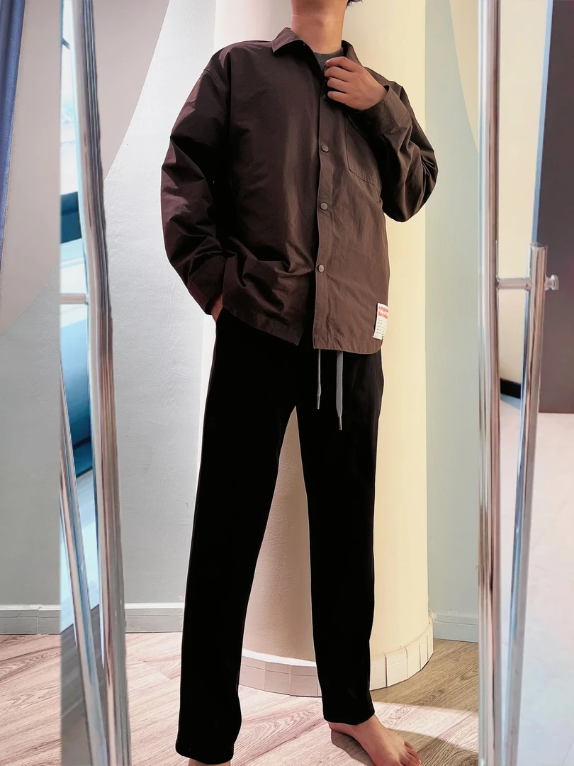 【防风裤】男款潮流时尚百搭情侣防风裤休闲简约保暖秋冬1830