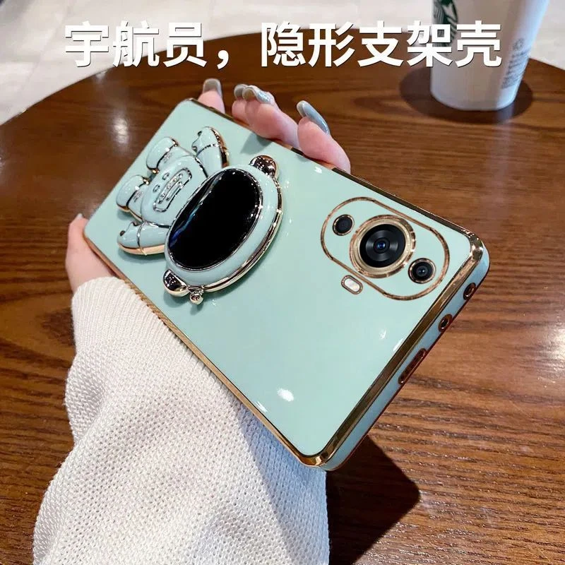 华为nova11手机壳nove11pro带支架保护套FOA一AL00硅胶软防摔男女