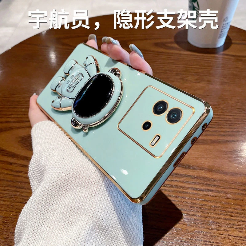 iQOONeo6SE手机壳宇航员太空人vivoiQOONeo6SE全包防摔硅胶套软壳