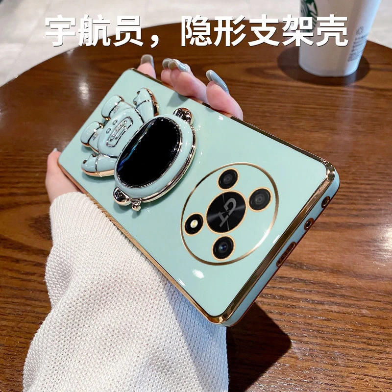 荣耀X40GT手机壳宇航员太空人支架ADT-AN00全包防摔硅胶套薄软壳