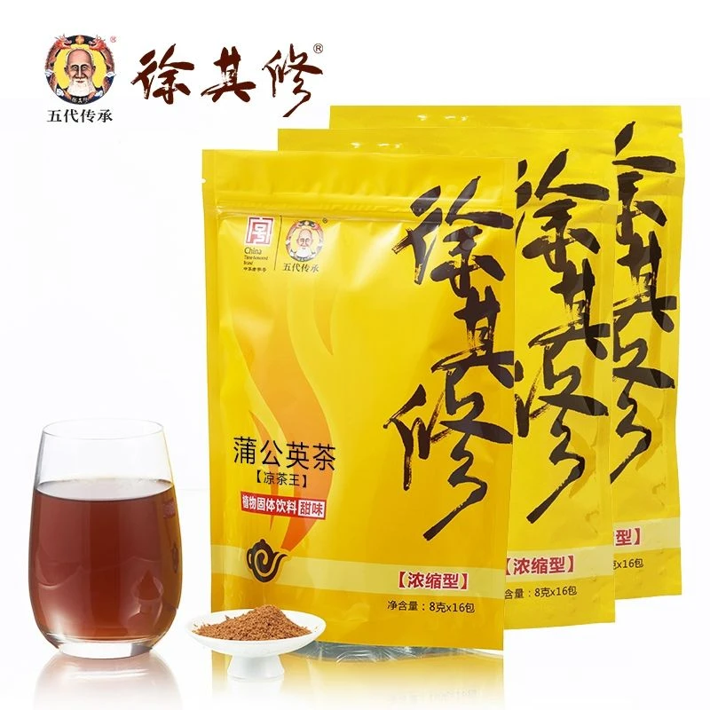 老字号 徐其修凉茶【甜味】浓缩型 凉茶王蒲公英茶 广东凉茶 每袋16