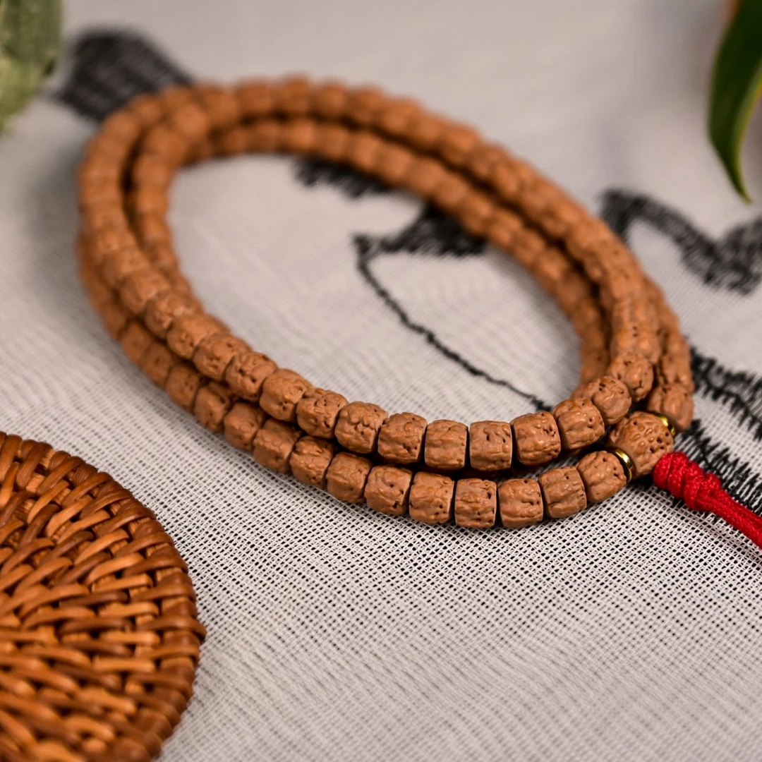 原矮桩佛手南瓜五爪金龙小金刚菩提子手串108颗三日红