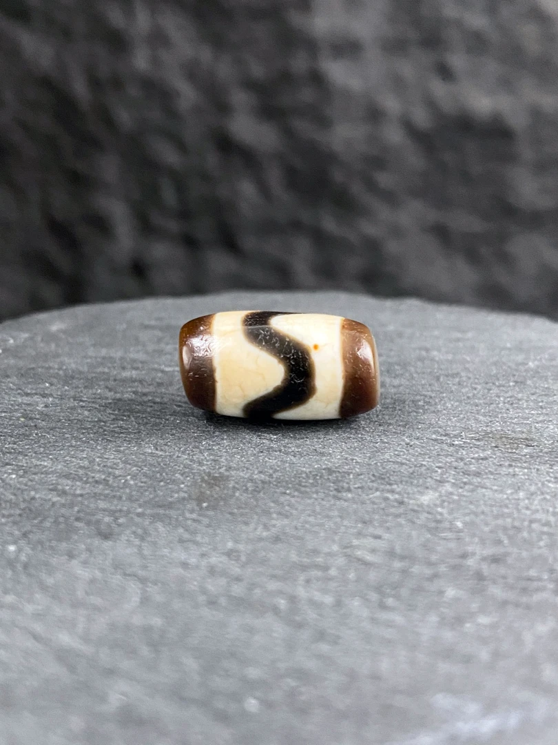 上肯红砂老超 虎牙 精挑台珠【一图一物】≈18.6*10.7mm