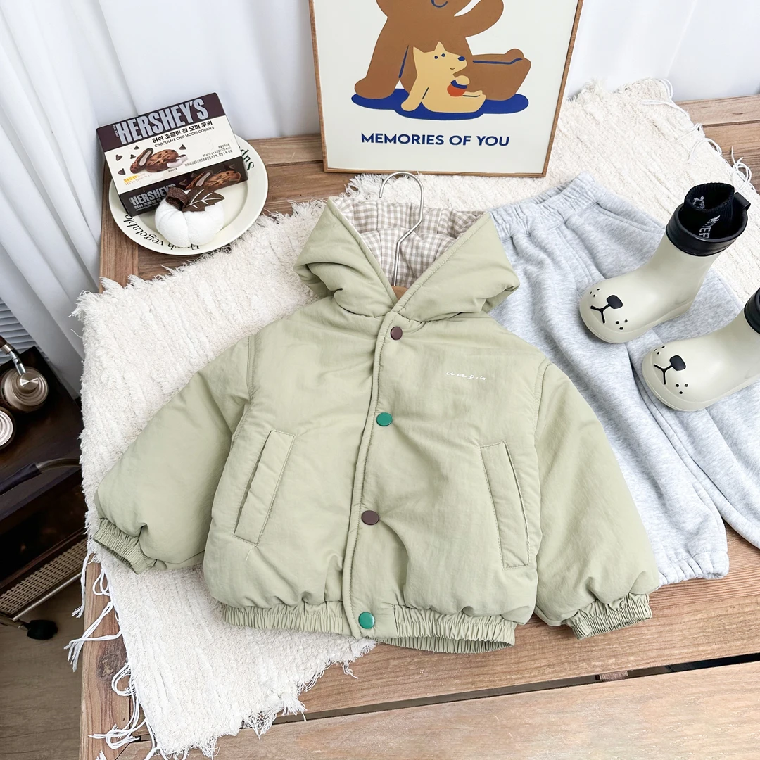 儿童小棉袄2024新款男童冬装棉服外套BMD3586