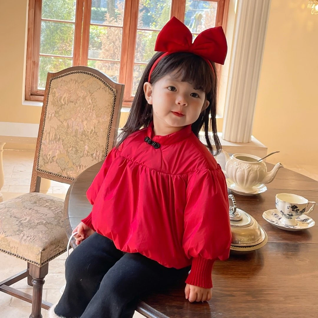【灯笼】鱼子酱品牌童装  可爱小立领棉衣