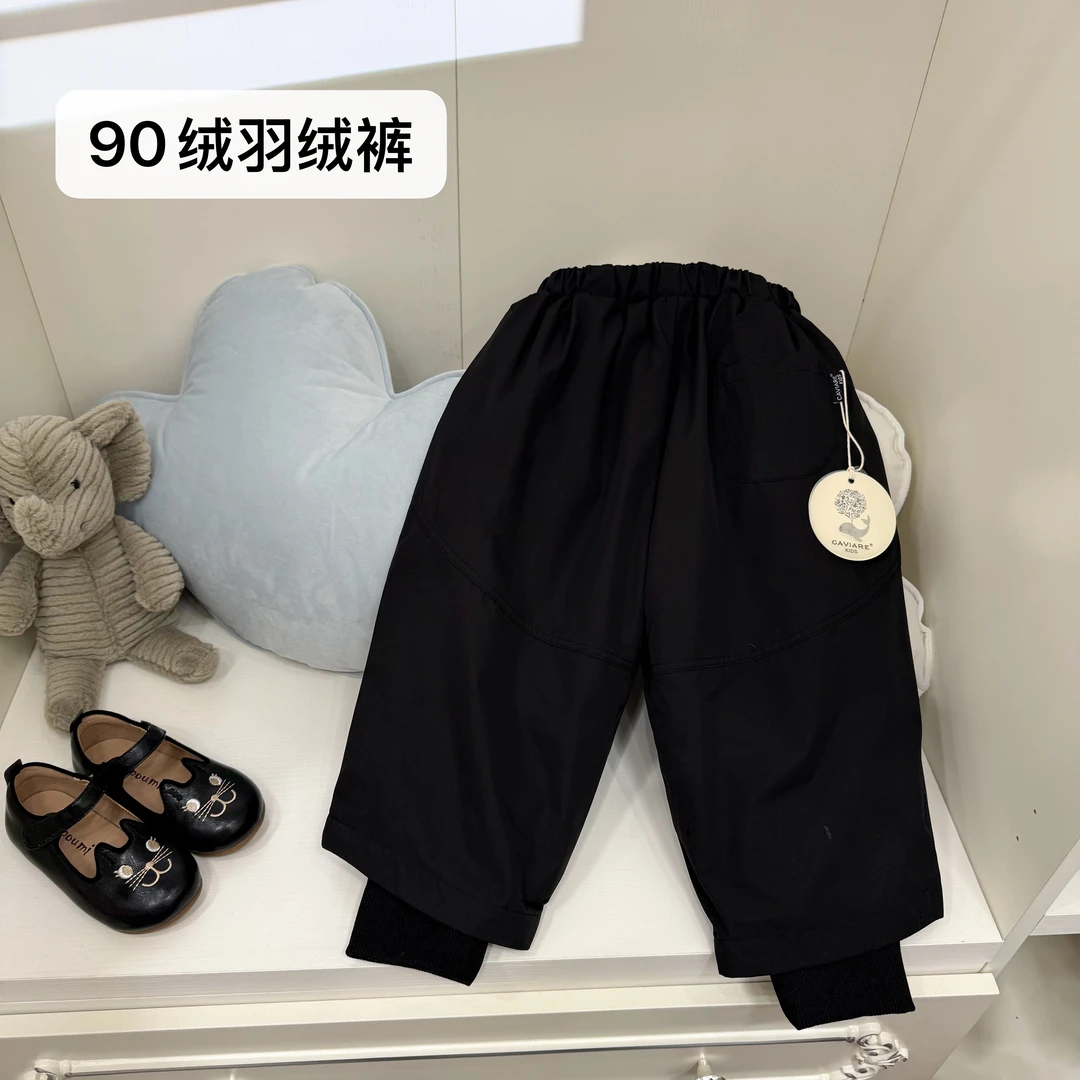(断码清)【三防羽绒裤】（90白鸭绒）D24151K鱼子酱品牌儿童女童