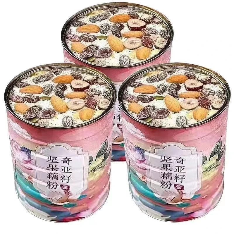 【500g升级款】奇亚籽坚果速溶藕粉羹饱腹营养臻选速食代餐粉早餐