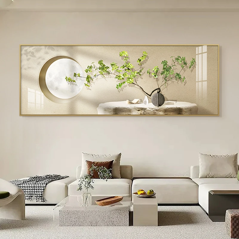 油风客厅沙发背景墙装饰画光影花瓶现代简约挂画花瓶70200