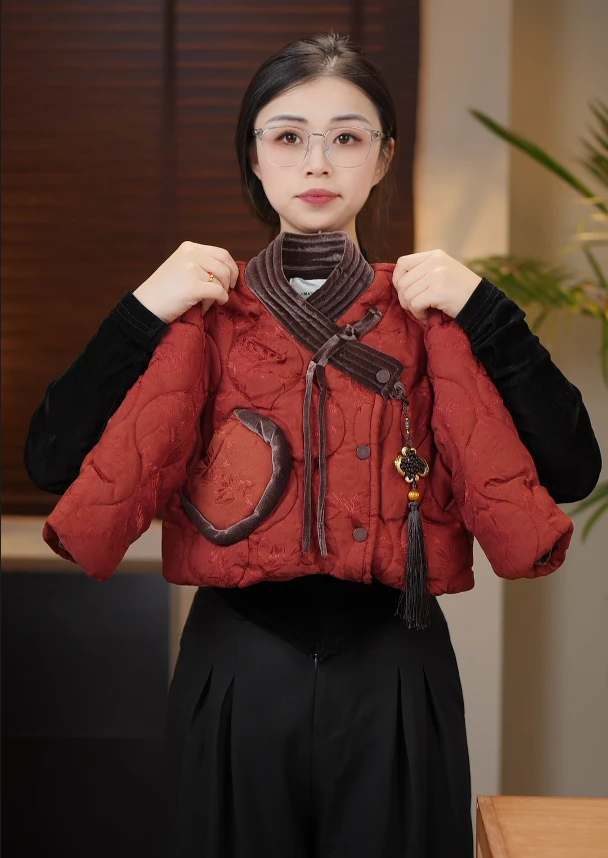 【现货】2024冬季新款儿童韩版时尚加厚加棉外套35553