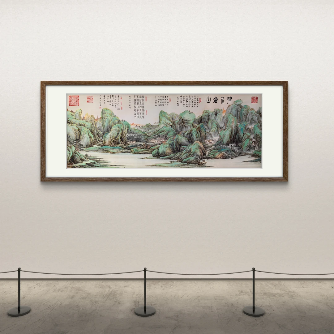 郭霖老师作品《碧水金山》托底无框