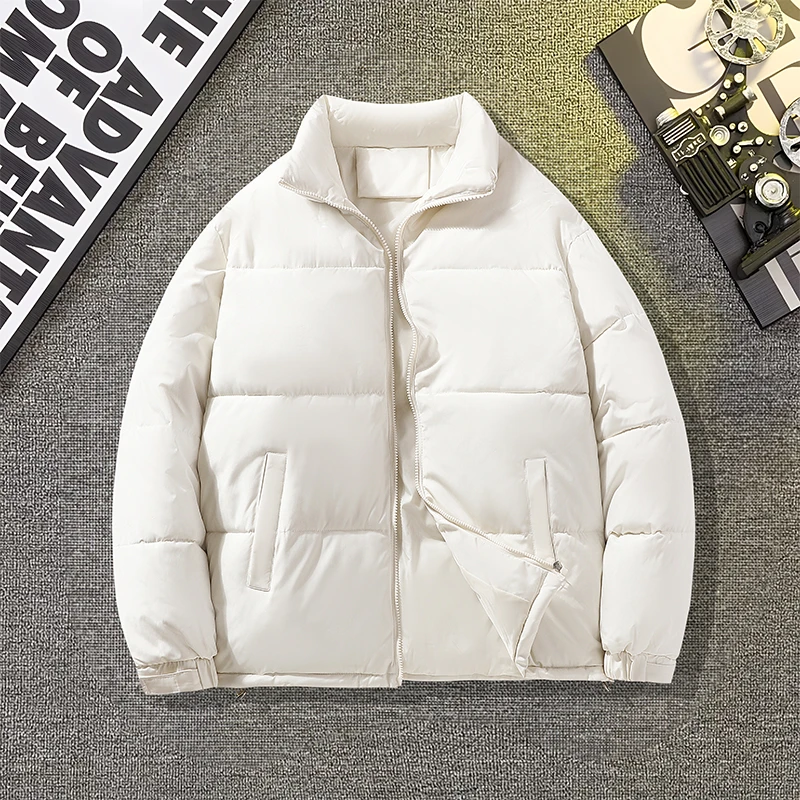 顶瓜瓜大码300斤简约保暖oversize面包服秋冬季潮流宽松百搭棉服