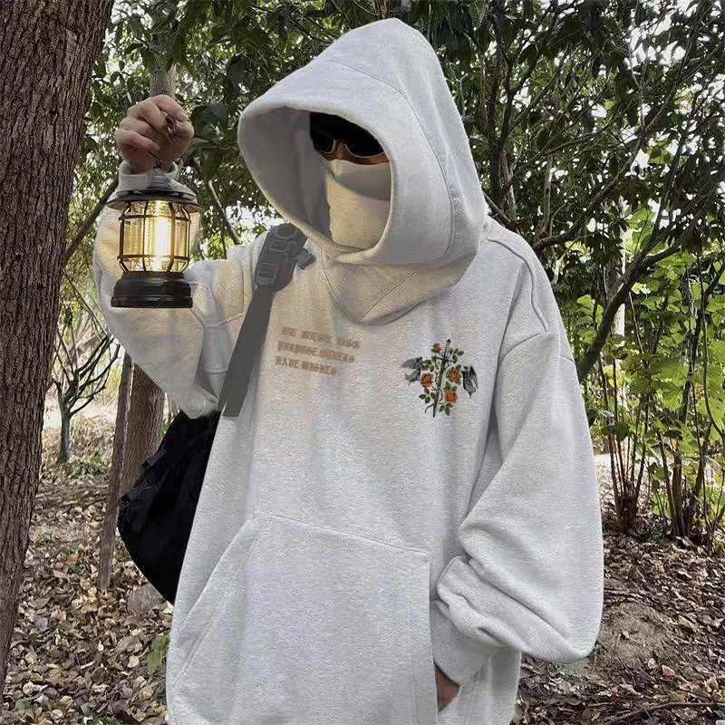 顶瓜瓜2-300斤大码美式vibe潮牌社恐卫衣男女秋冬款小众潮流外套