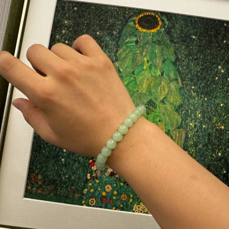 青风嫩绿琉璃手串儿-绿