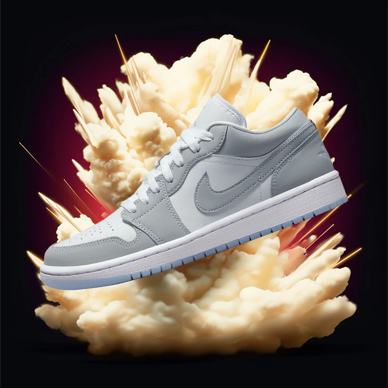 NIKE/耐克Jordan Air Jordan 1 low 小DIOR 灰白 DC0774-105