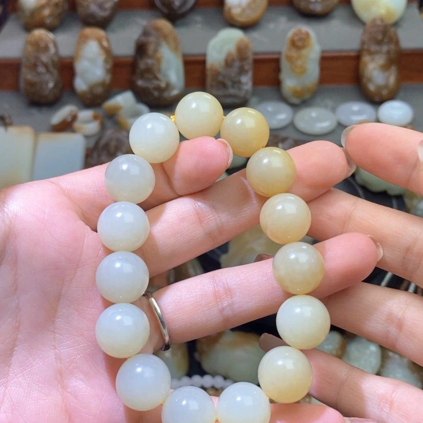 【闪购商品】和田玉(糖玉)手串未镶嵌