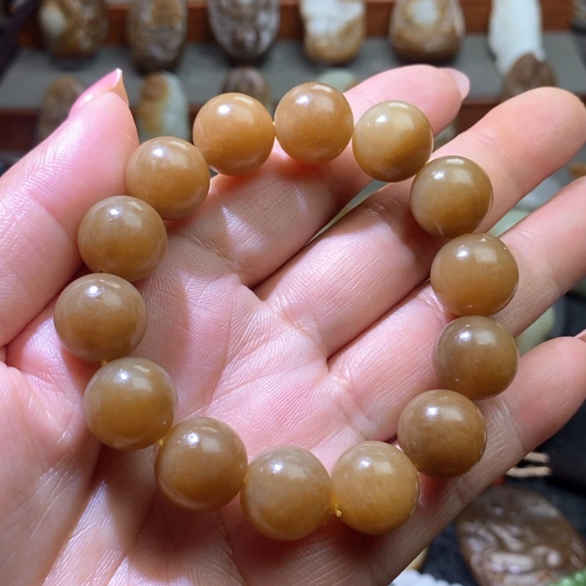 【闪购商品】和田玉(糖玉)手串手链未镶嵌