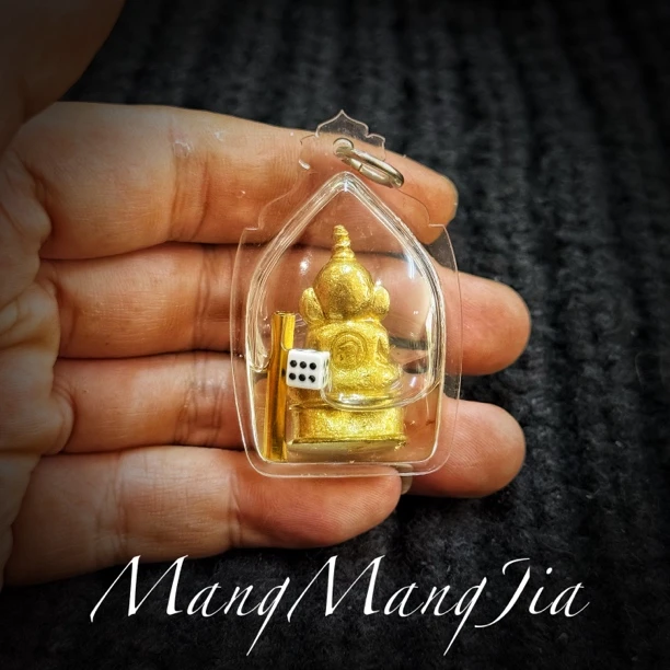 非金属亚克力吊坠 AJ马诺油管骰子嘤嘤手工镶嵌白色吊坠