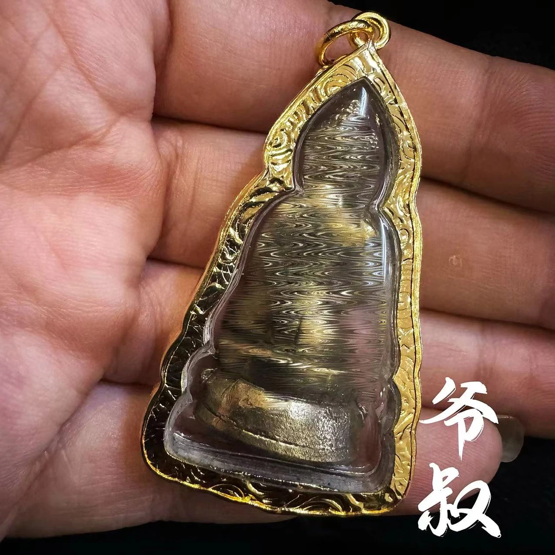 铜合金亚克力吊坠 饰品瓦邦乔2555金色大响铃师师吊坠