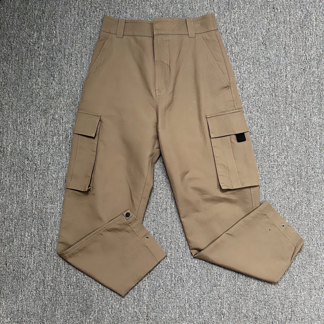 全新未使用 DIOR/迪奥 卡其色多口袋休闲裤124808