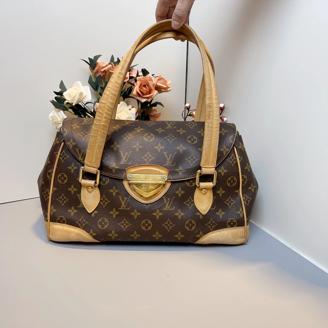 95新 LouisVuitton/路易威登 路易威登老花曼哈顿单肩包  K02583