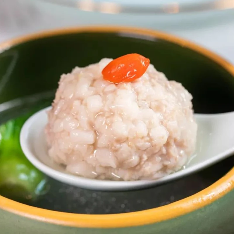 扬州狮子头手工制作葵花大斩肉原味