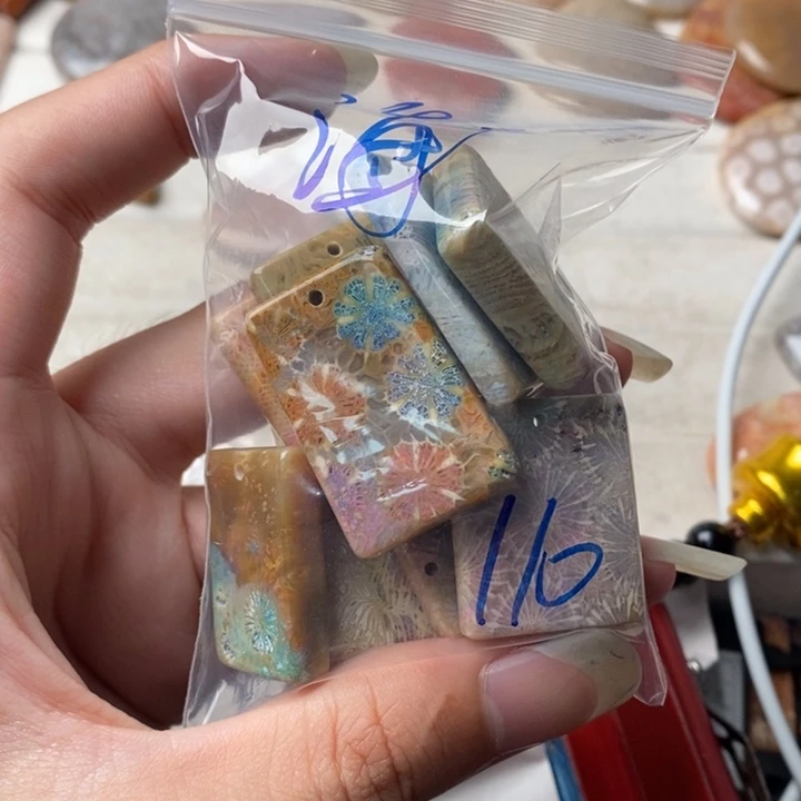 硅化玉颈饰未镶嵌