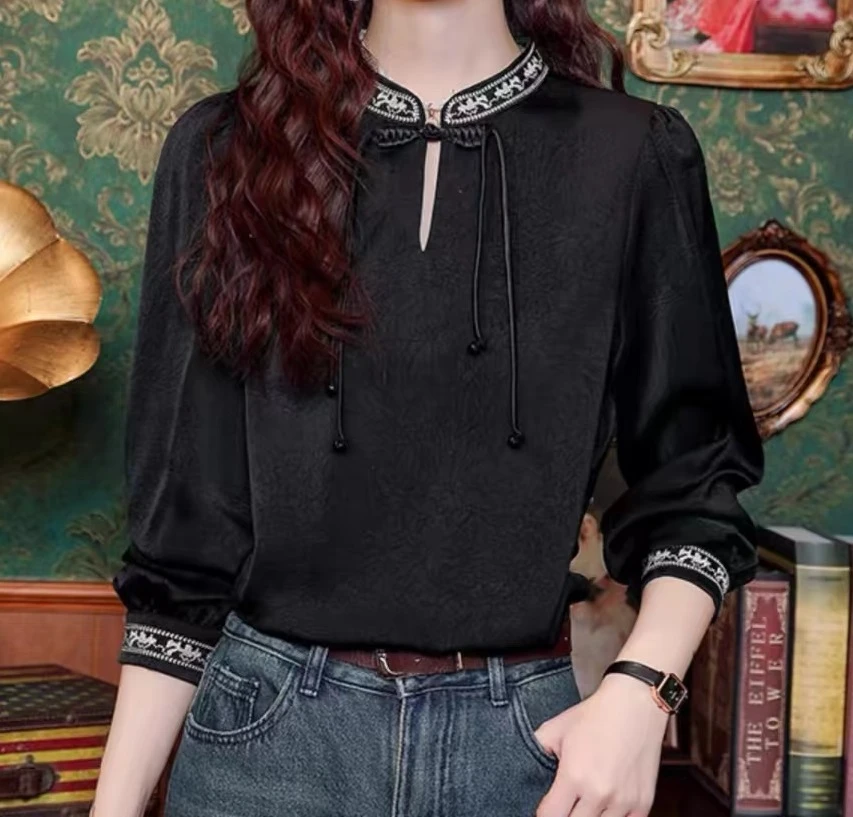 夏季国风长袖衬衫01款