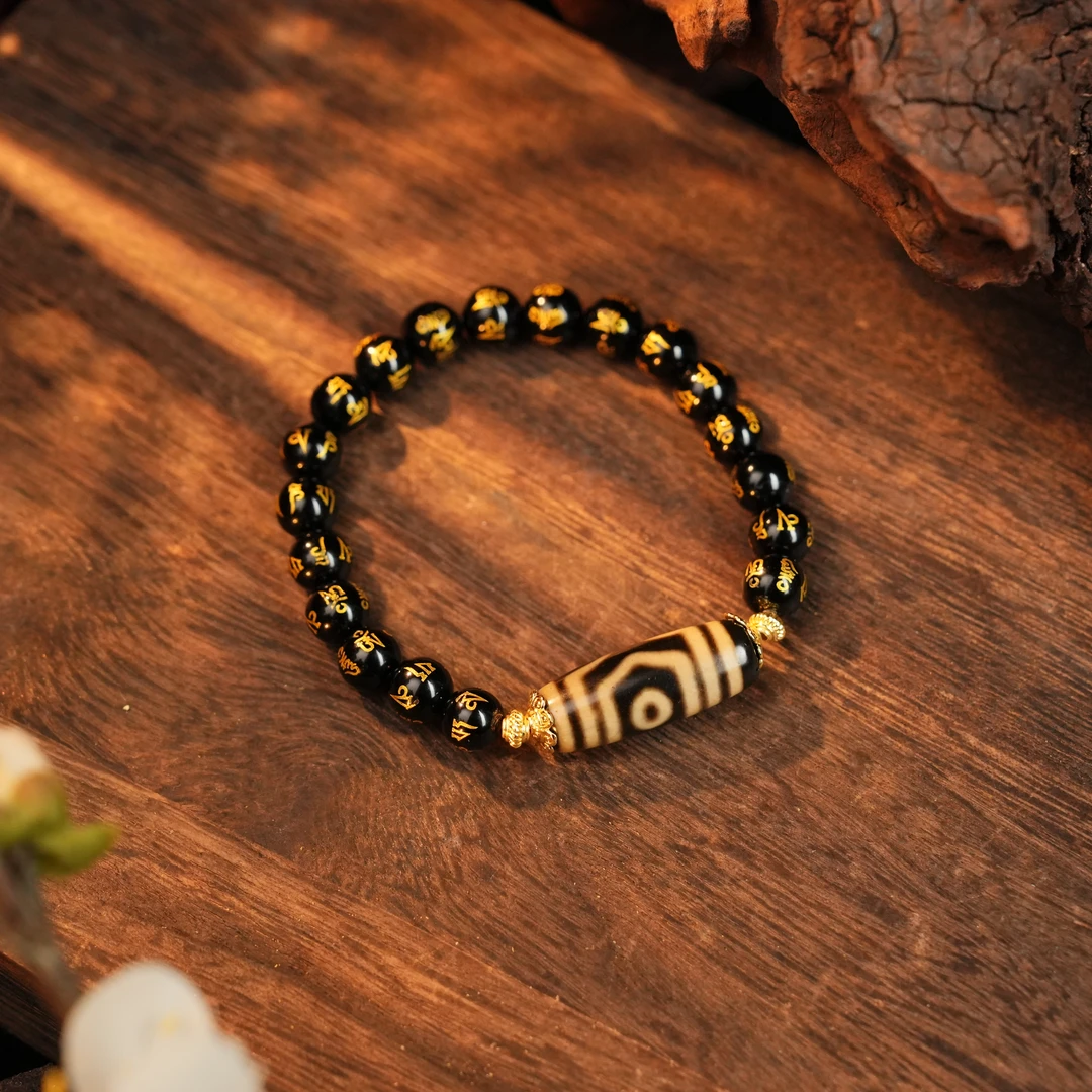 宝盖三Y珠珠玛瑙手串LNR0029