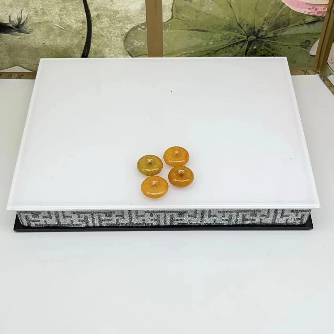 天然缅甸a货翡翠黄翡平安扣吊坠 C412—多样性发一件