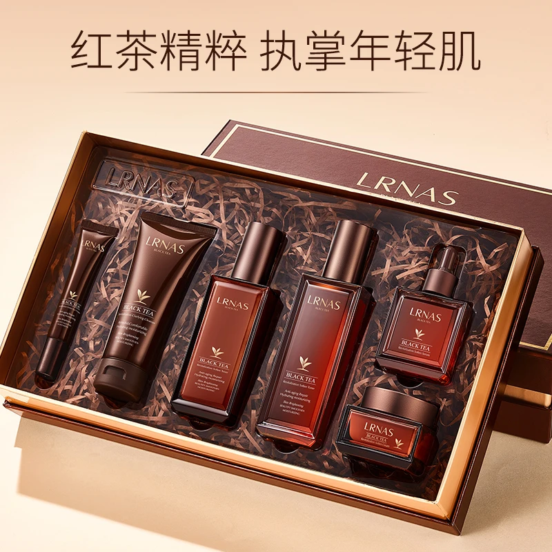 LRNAS红茶焕活修护抗初老护肤套装125ml+110ml+100g+50ml+60g+20g