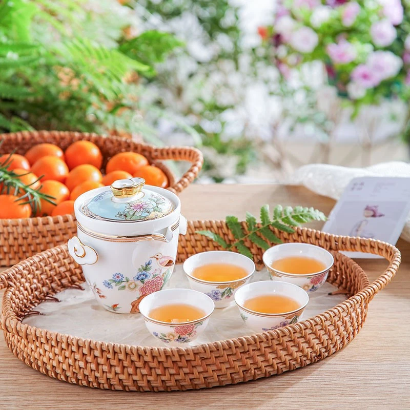 INGRI英格丽 「旅行茶具」精致宝藏旅行户外好物高骨瓷旅行茶具便携