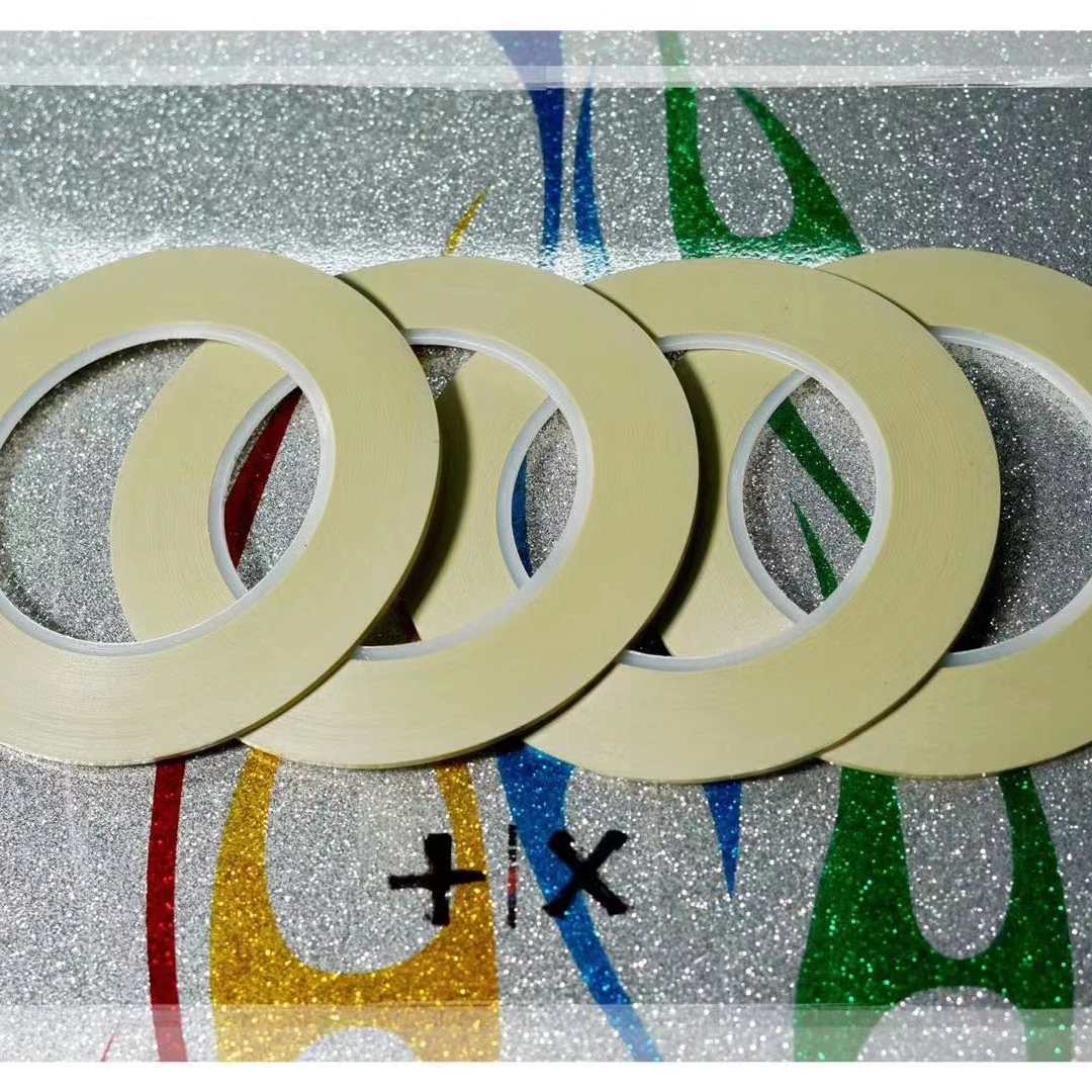 不起毛边的分色胶带66米长宽3分宽2种规格耐高温专用无痕薄款胶贴