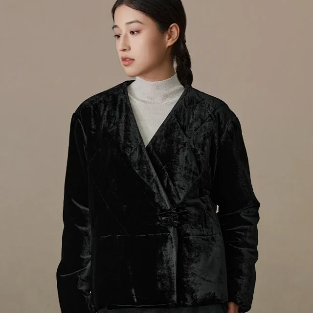 桑蚕丝绒桑蚕丝外套上衣棉服棉衣