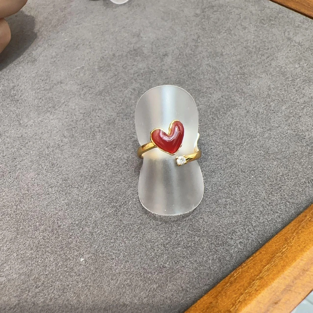 C924（满9.9包邮）红桃心戒指